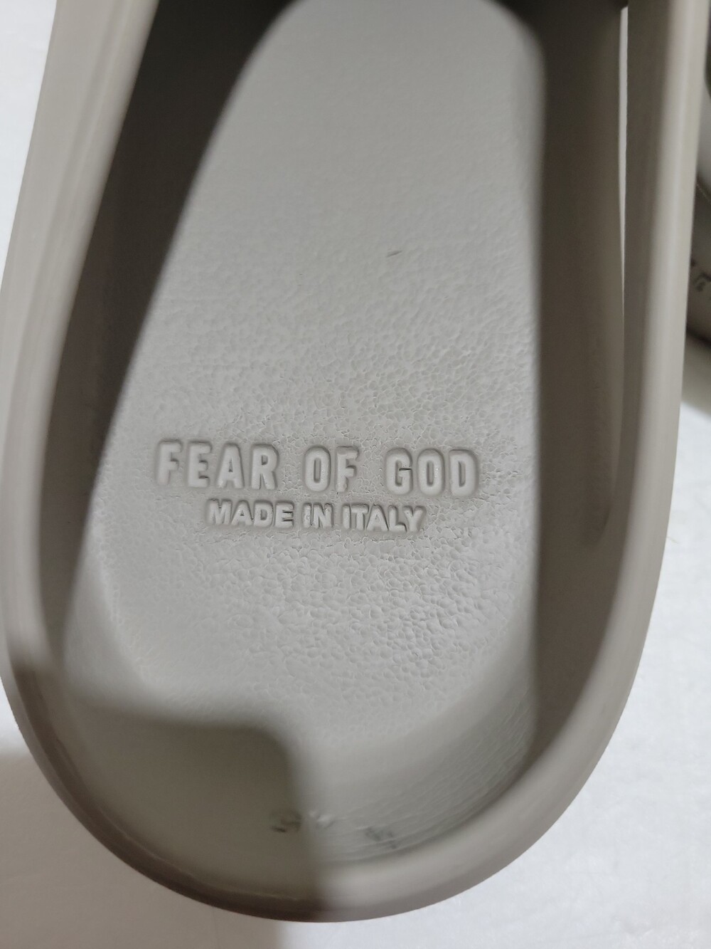 Fear Of God Slippers California Slip-on Mule Slides Beige Size 45 - Picture 5 of 16